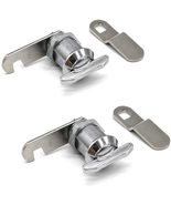 2Pcs Thumb Operated Cam Lock 7/8&quot; Non-Locking Compartment Lock for RV Co... - £11.48 GBP