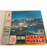 1958 MB Milton Bradley OXFORD MARINERS COVE 4848 Jigsaw Puzzle COMPLETE ... - $34.60