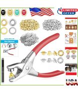 Lightweight 803Pcs Grommet Eyelet Tool Kit with Manual - Easy Crafting S... - $26.56 CAD