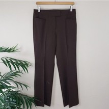 Lafayette 148 | Sullivan Brown Dress Pants, womens size 4 - £75.30 GBP