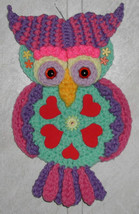 Hand Crocheted Owl Handmade Dreamful Owl Pot Holder Wall Decoration - £30.76 GBP