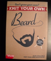 Bluw Ltd 2015 Knit Your Own Beard Kit Acrylic Wool Knitting and Darning Needles - $6.99