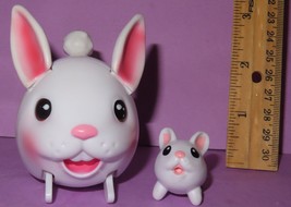 Chubby Puppies Friends Bunny Friend Spin Master White Baby Lot Mom Rabbit - £11.99 GBP