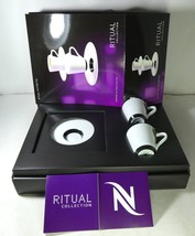 Nespresso Ritual Ristretto Coffee Cups &amp; Saucers In Brand Box ,Original ... - $475.00
