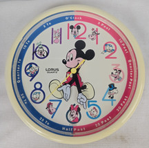 Disney LORUS Mickey Mouse Quartz Wall Clock LHY231W - $56.00