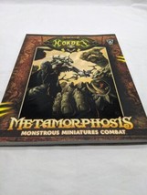 Privateer Press Hordes Metamorphosis Monstrous Miniatures Combat Book - $35.63