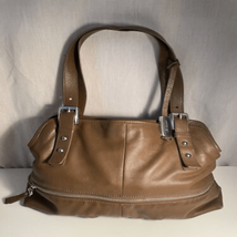 Vintage Leather B. MAKOWSKY BOHO Purse-Brown Charm Genuine Designer Vintage Tote - £27.63 GBP