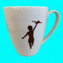 Storyville Seattle Coffee Company Coffee Mug Boy w Toy Plane 4&quot;H X 3.5&quot;W... - $12.20