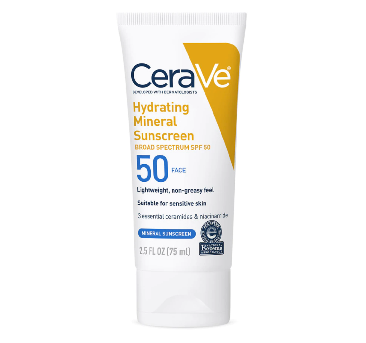 Primary image for CeraVe Hydrating Mineral Face Sunscreen Lotion SPF50 for Sensitive Skin