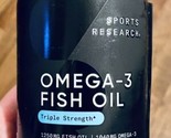 Sports Research Triple Strength Omega 3 Fish Oil -  90 count ex 11/25 - $23.36