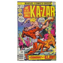 Marvel Ka-Zar Lord Of The Hidden Jungle #16 1976 Comic Book Collector Ba... - $183.22 MXN
