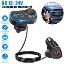 Wireless Bluetooth 5.0 Car FM Transmitter Radio Adapter USB 3.0 Type C C... - $29.99