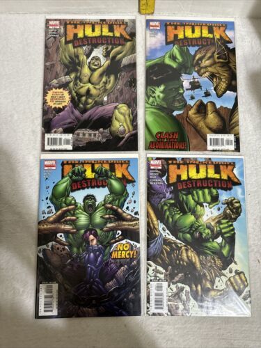 Primary image for Incredible Hulk Destruction 1-4 Complete Set 1 2 3 4 Marvel Comics 2005 lot