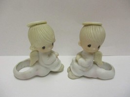 Ed&#39;s Variety Store 1980 Ceramic Figurine Precious Moments Jonathan &amp; David 1 - £37.46 GBP