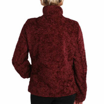 Pendleton Womens Ladies Fuzzy Zip Jacket,Size Medium,Dark Red - £69.56 GBP