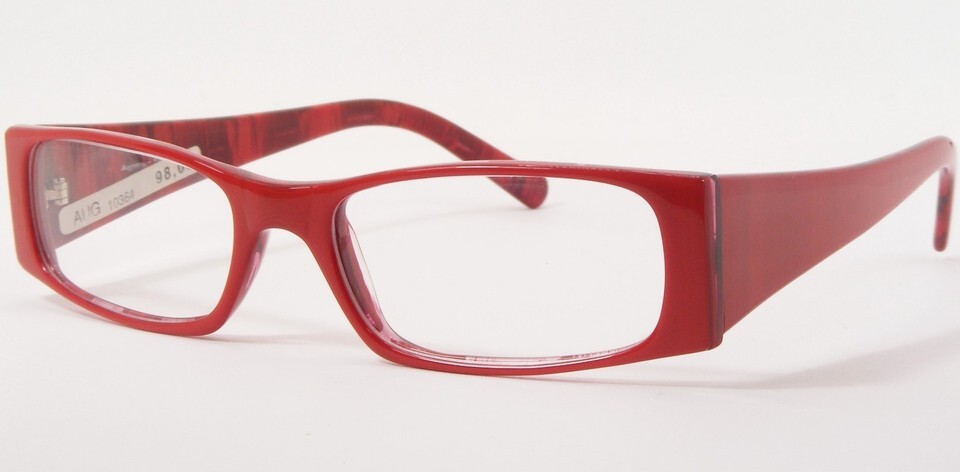 Augentraum AV 330 Col. 6 Red UNIQUE RARE EYEGLASSES GLASSES FRAME 49-18-... - $121.91 CAD