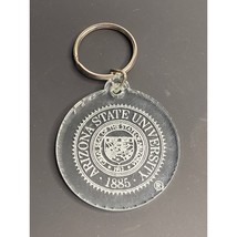 ASU Acrylic Key Chain Arizona State University Seal 1885 - £7.83 GBP