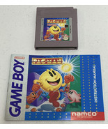 Pac-Man (Nintendo Game Boy, 1991) Cartridge &amp; Manual - £12.58 GBP