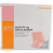 Allevyn AG Silicone Adhesive Border Dressings 17.5cm x 17.5cm - $215.89