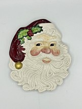 Fitz and Floyd Omnibus Christmas Santa Canapé Cookie Plate Wall Décor READ - £9.00 GBP