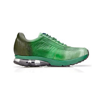 Men's Belvedere George Sneaker Multi Pine Ostrich Hand Painted Shoes E16 image 2