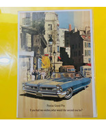 Vintage 1960s Pontiac Grand Prix Advertisement  Car Print AD Coupe Two W... - £11.59 GBP