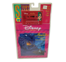 New Vintage Disney Aladdin Adventure In Cave READ-ALONG Story Book And Tape Nos - £28.96 GBP
