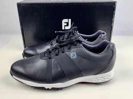 FootJoy Energize Men's Golf Shoes black Size 9.5 M soft spikes -Worn Once - £54.50 GBP