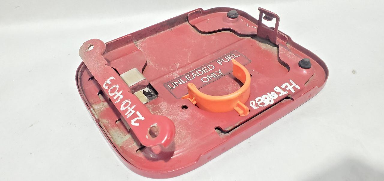 1990 Nissan 240SX S13 Hatch OEM Gas Fuel Filler Door Red Item image 3