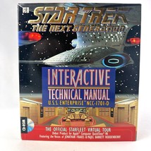 Vtg 1994 Star Trek: The Next Generation Interactive Technical Manual PC CDROM - £15.57 GBP