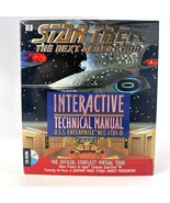 Vtg 1994 Star Trek: The Next Generation Interactive Technical Manual PC ... - £15.63 GBP