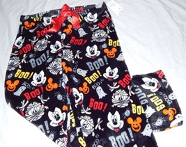 Halloween Womens Mickey Mouse Sleep Pants size S M L XL 3xl Pajama Bottoms Black - £18.39 GBP