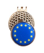 EUROPE OR USA DESIGN HAT OR CAP CLIP WITH GOLF BALL MARKER. - $7.65