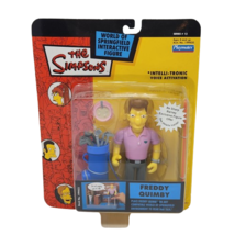 The Simpsons 2003 Interactive Freddy Quimby Action Figure New Sealed Series 13 - £22.64 GBP