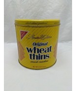 Vintage 1987 Nabisco Limited Edition Original Wheat Thins Empty Tin - $24.44 CAD
