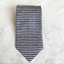 Lauren Ralph Lauren Black/Blue Patterned Silk Tie - £18.62 GBP