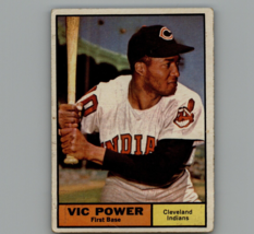 1961 Topps Vic Power Cleveland Indians #255 - £2.26 GBP