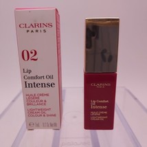 Clarins Lip Comfort Oil Intense 02 INTENSE PLUM - £19.95 GBP