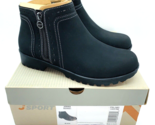 JSport Jenna Weather Ready Ankle Boots- BLACK, US 11M - $27.42