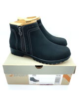 JSport Jenna Weather Ready Ankle Boots- BLACK, US 11M - £21.57 GBP