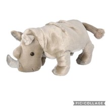 Bass Pro Shops African Collection Gray  Rhinoceros Plush Toy 16&quot; Stuffed Animal - £11.72 GBP