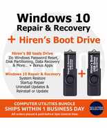 Windows 10 Repair Recovery Drive plus Hiren's Boot USB Drive Bundle - $24.49