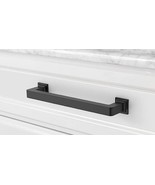 Amereco Matte Black 5 in. Drawer Pulls With Hardware-Pack Of 10 - £31.37 GBP
