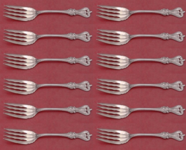 Old Colonial by Towle Sterling Silver Salad Fork Set 12 pieces 6 1/4&quot; - £561.60 GBP