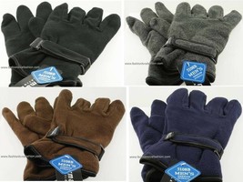 1 Pair Men&#39;s Winter Fleece Gloves with Thermal Insulation Work,Driving G... - $3.99