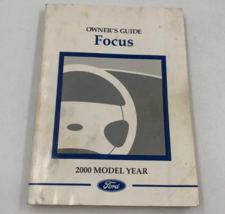 2000 Ford Focus Owners Manual Handbook OEM C04B19054 - $13.49