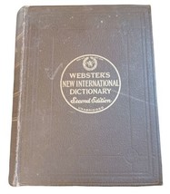 Webster’s New International Dictionary Second Edition Unabridged 1953 - £35.52 GBP