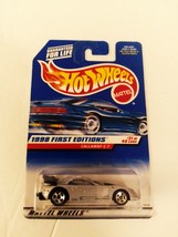 Hot Wheels 1998 #677 Silver Callaway C-7 First Editions 31/40 5 Spoke Wh... - $19.99