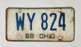 1969 Ohio License Plate WY 824 - $405.80 MXN
