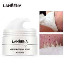 LANBENA Blackhead Remover Nose Mask Pore Strip Black Mask Peeling Acne Treatment - £3.13 GBP